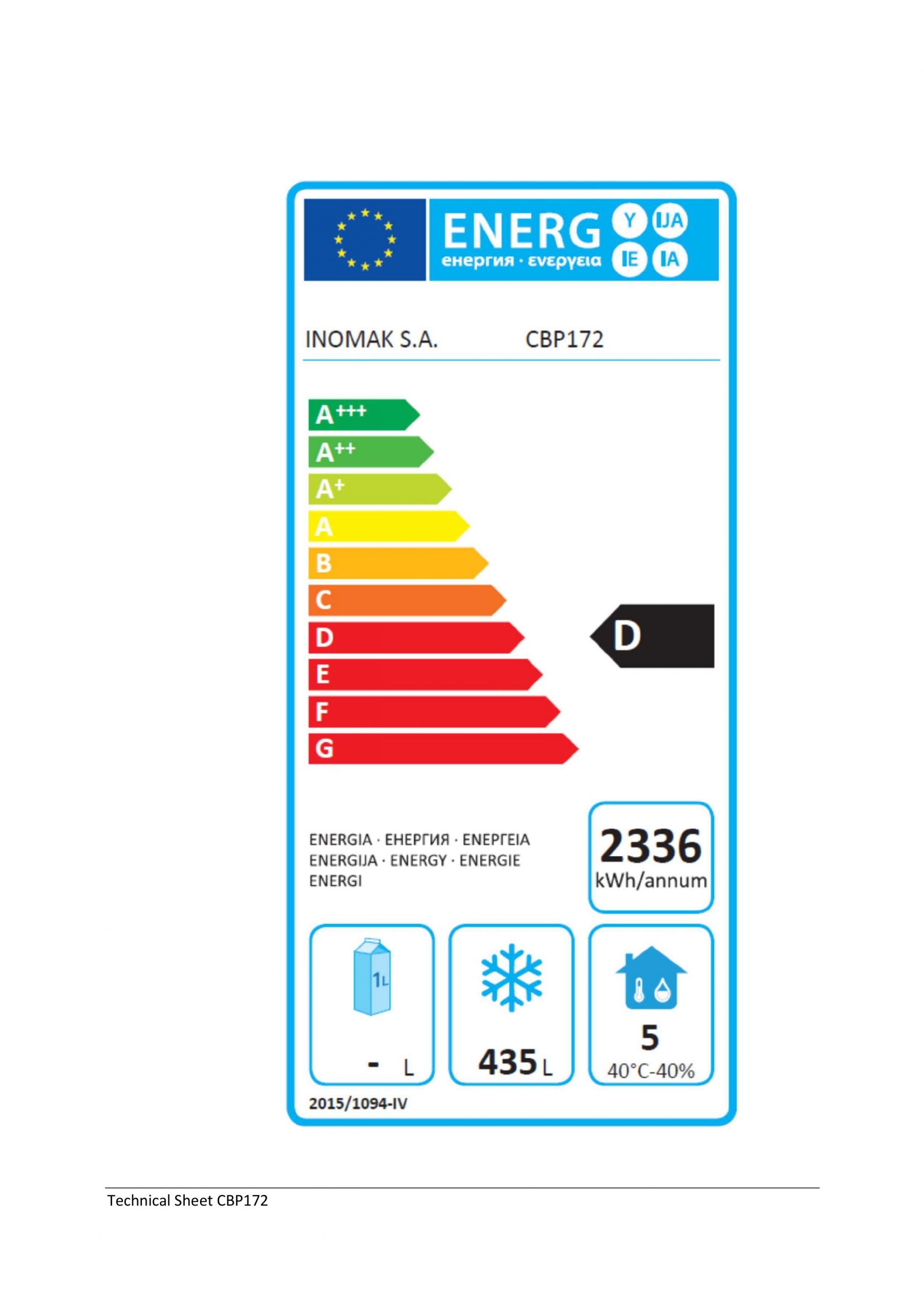 Inomak Frostskab - ikaline -