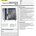 Zanussi FCE101E Crosswise Konvektionsovn - ikaline -