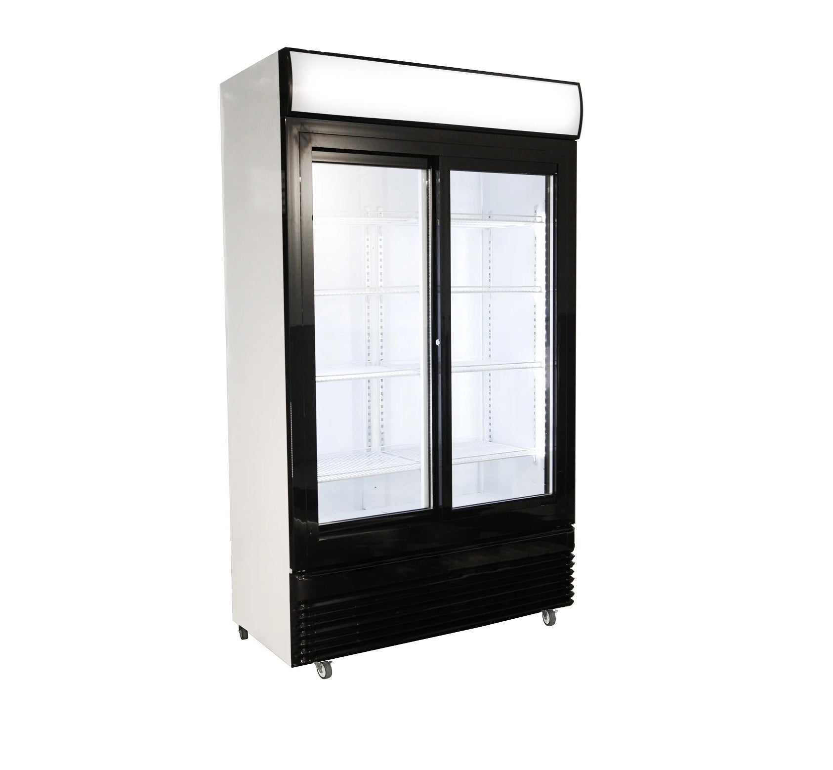 FLASKEKØLESKAB MED SKYDELÅGER 750 L - ikaline -