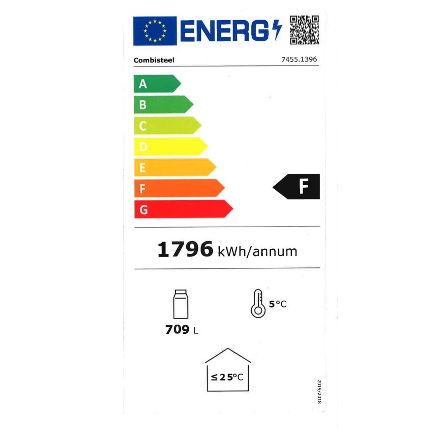 FLASKEKØLESKAB MED SKYDELÅGER 780 L - ikaline -  