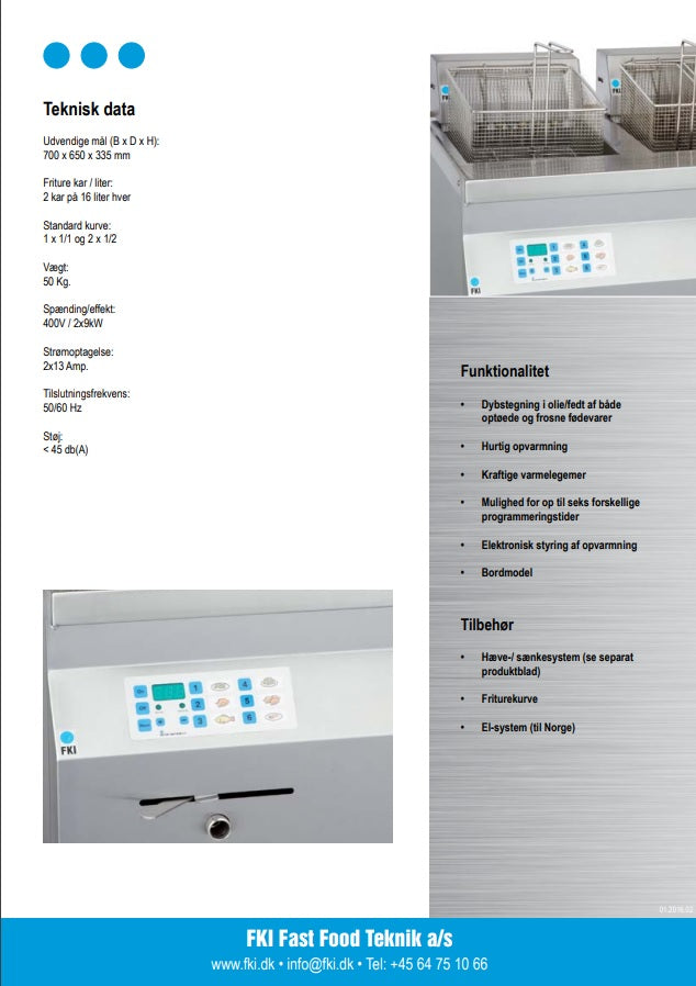 Friture FKE 169DB - ikaline -  