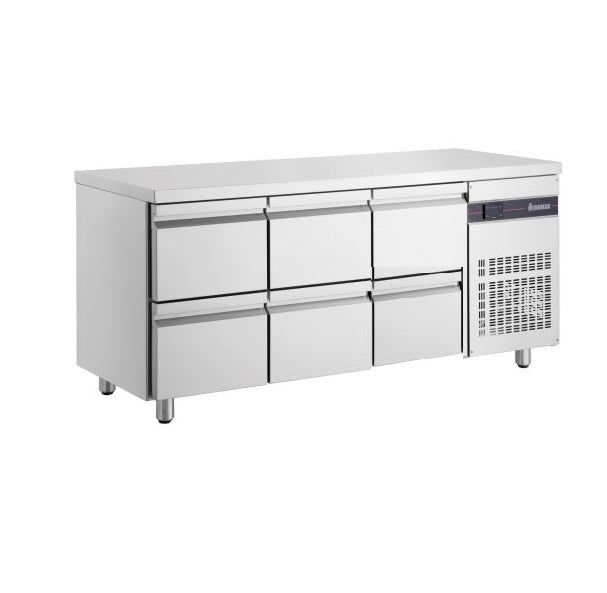 Inomak kølebord med 6 skuffer - ikaline -  