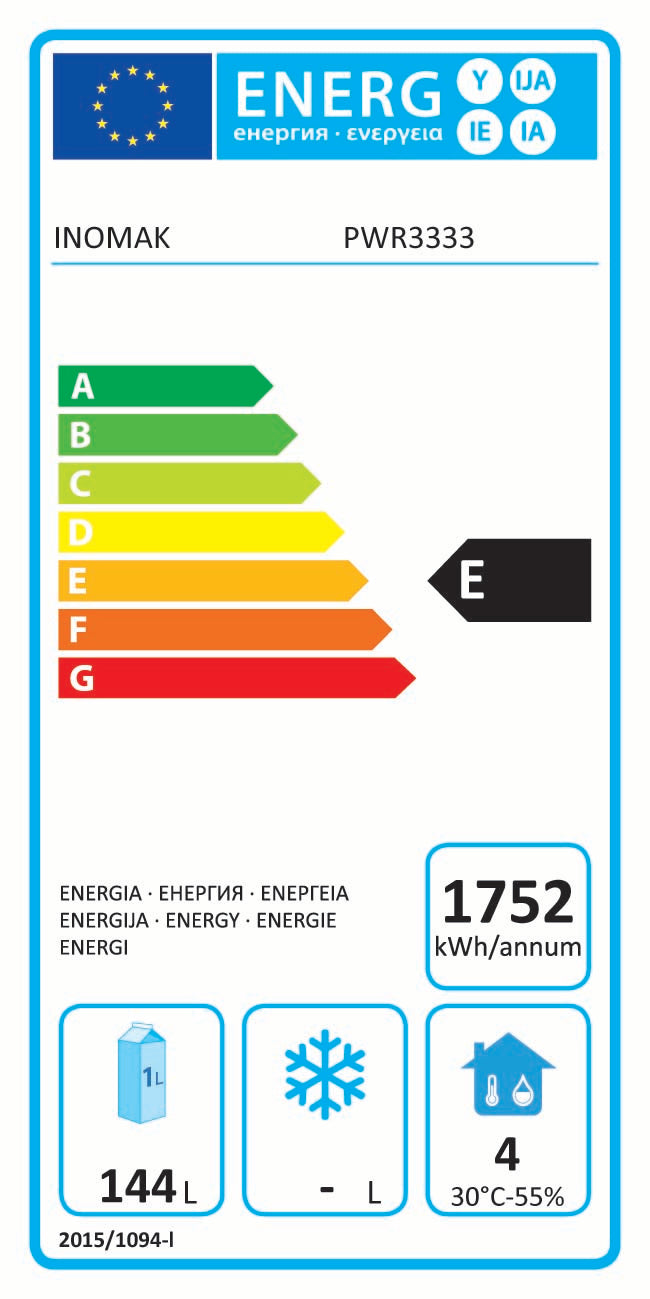 Inomak snack kølebord m/ 8 skuffer - ikaline -  